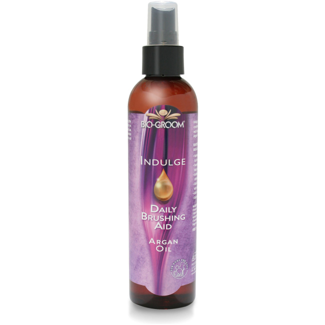 An image of Bio-Groom's Indulge Argan Oil Daily Brushing Aid - Dog detangler.