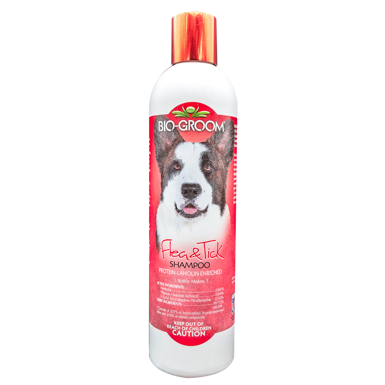 Dog orders flea shampoo