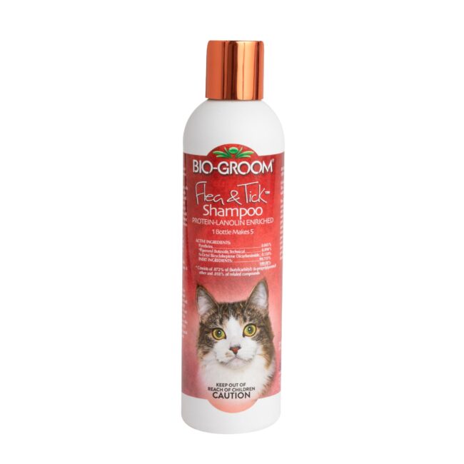 Bio-Groom-Flea-&-Tick-Shampoo-Cat-Front