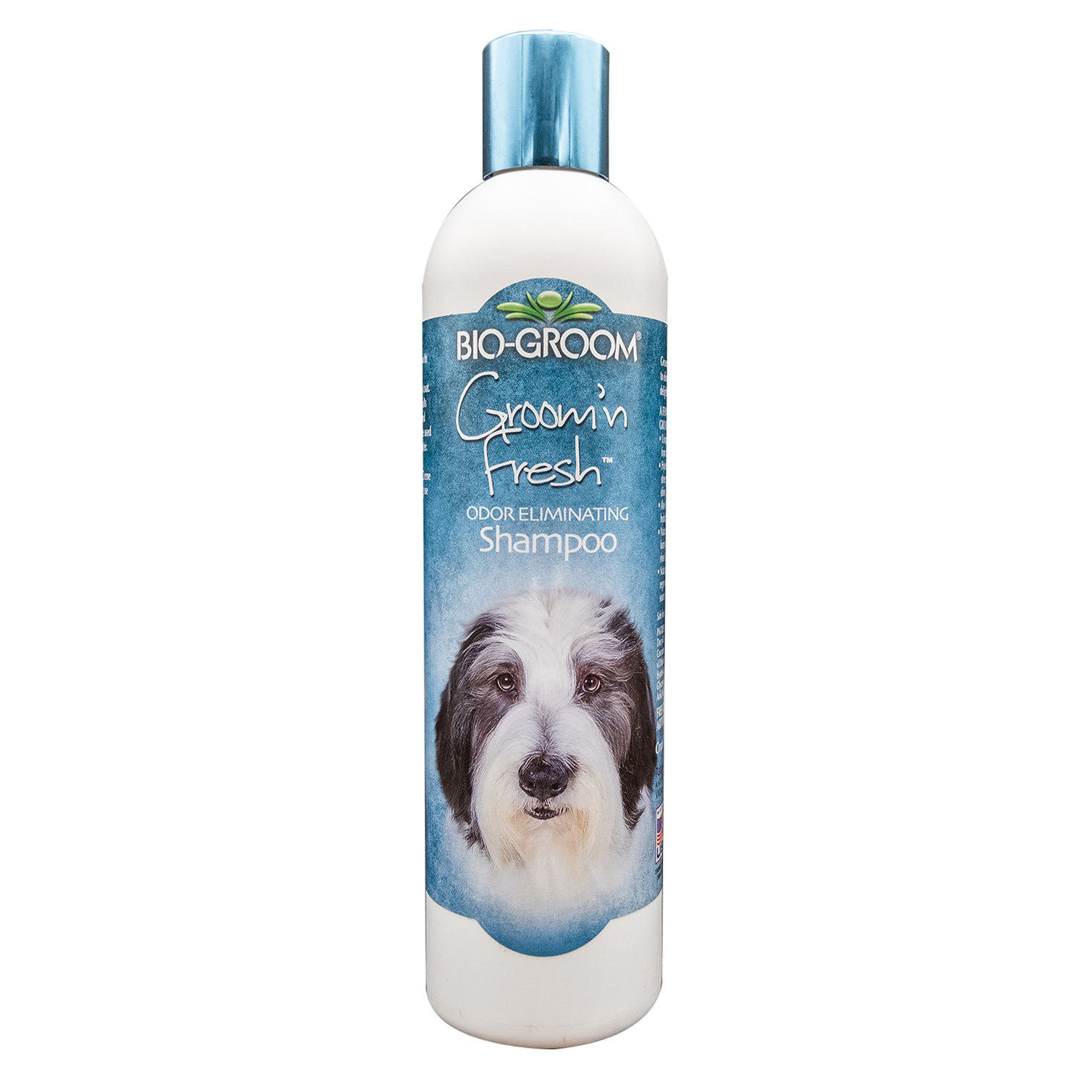 https://biogroom.com/wp-content/uploads/2022/08/Bio-Groom-Groom-N-Fresh-Odor-Eliminating-Shampoo-12-Ounce-Front-2.jpg