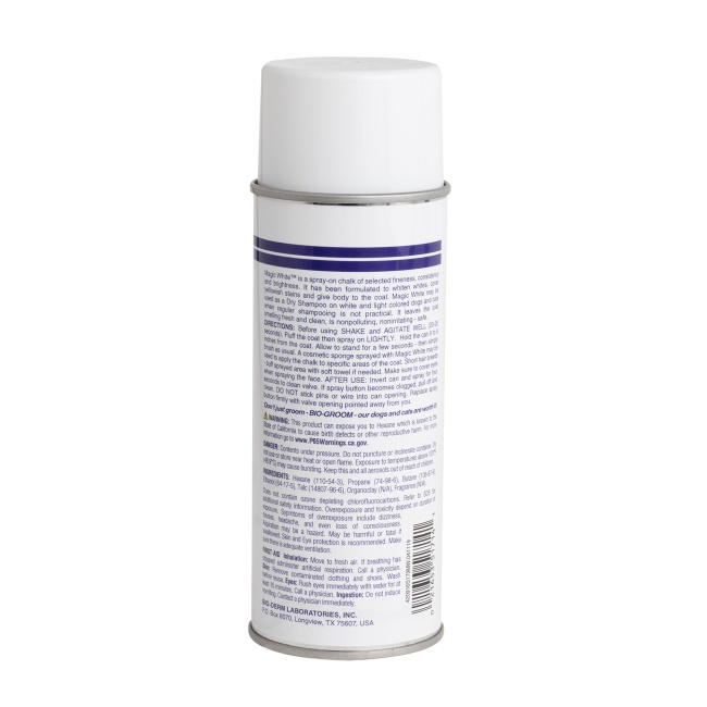 Case Pack - Magic White Dry Dog Shampoo Whitening Spray