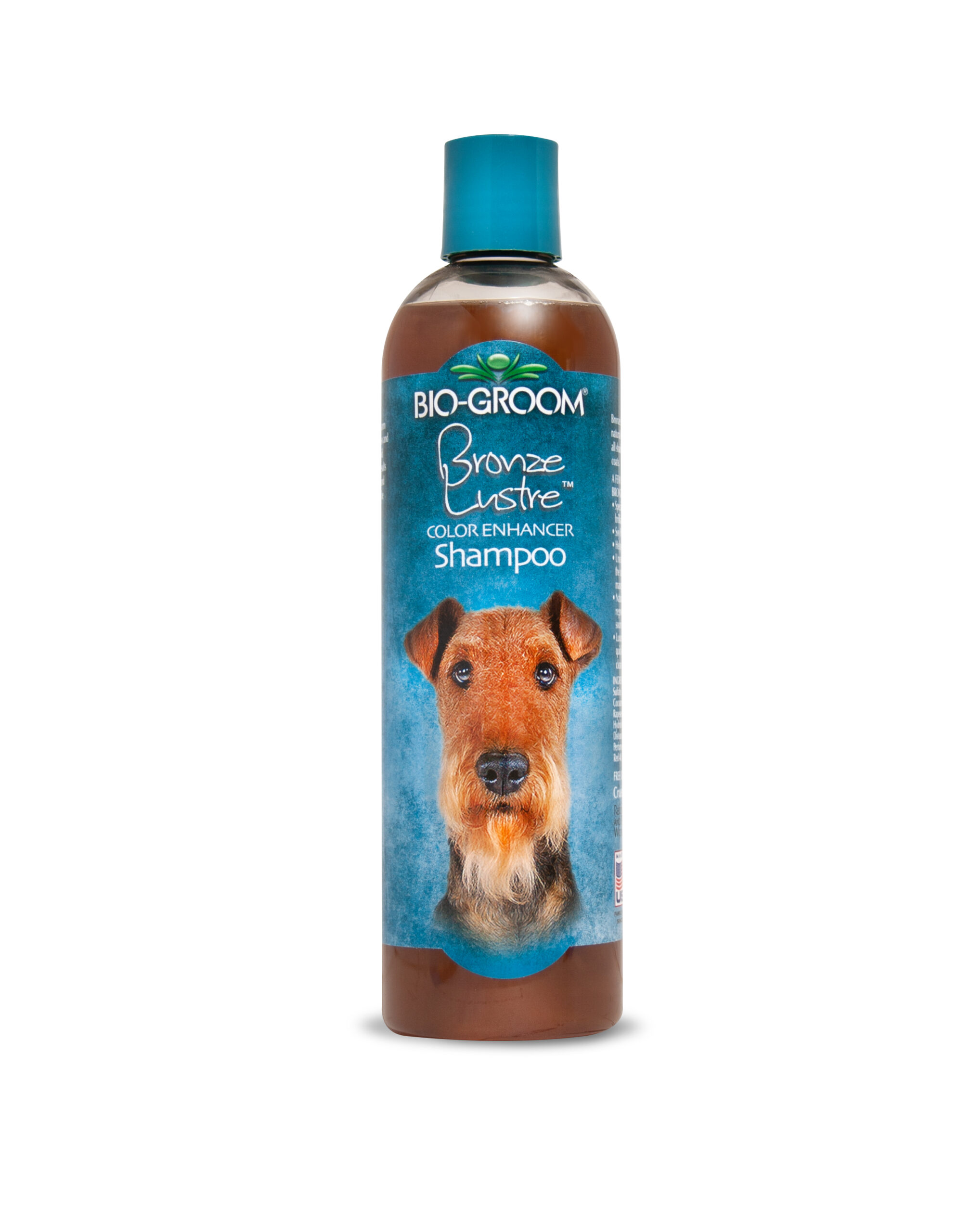 Bronze-Lustre-Shamp.-12oz.-FRONT Bronze Lustre Color Enhancing Dog Shampoo