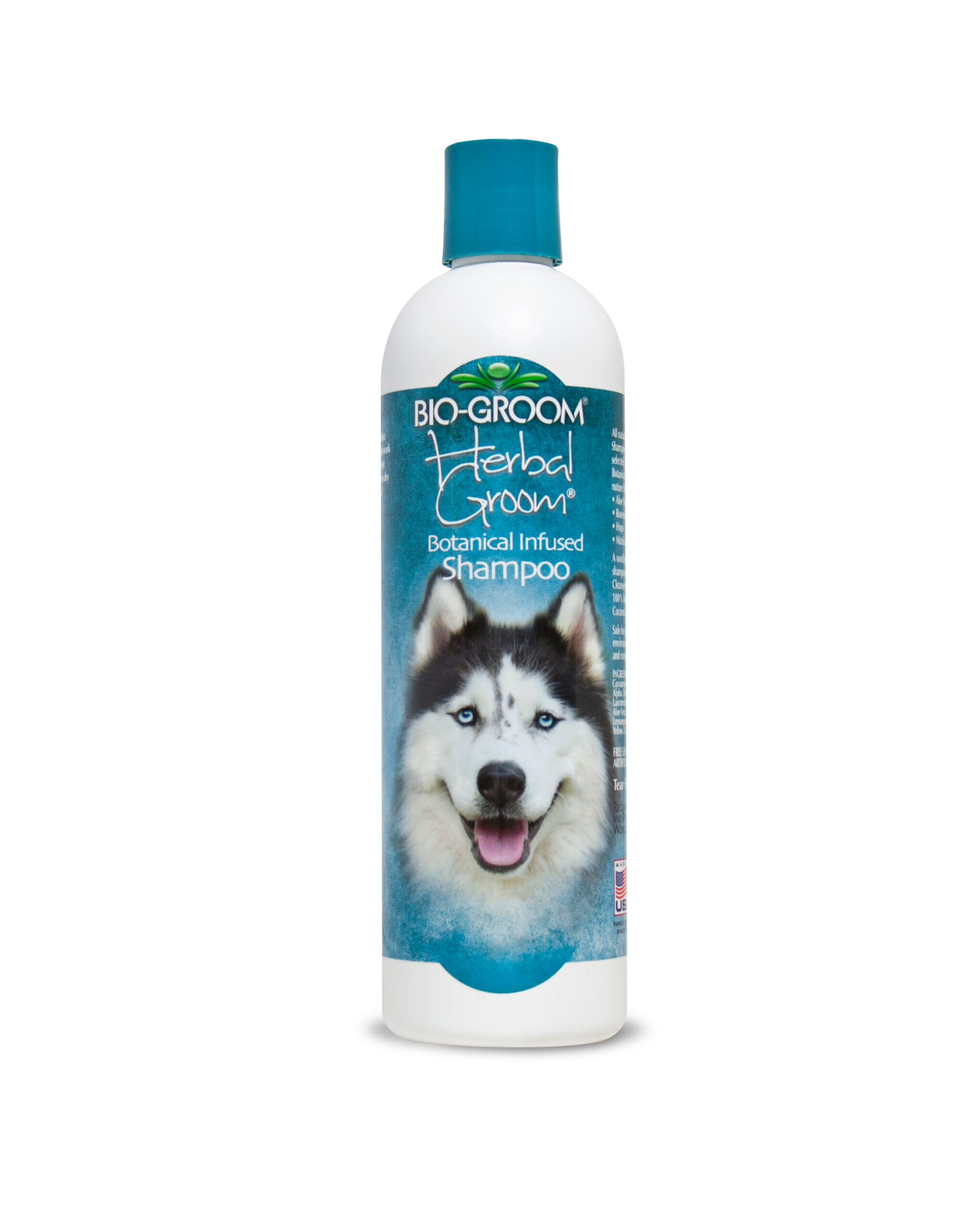 Herbal Groom Shamp. 12oz. FRONT