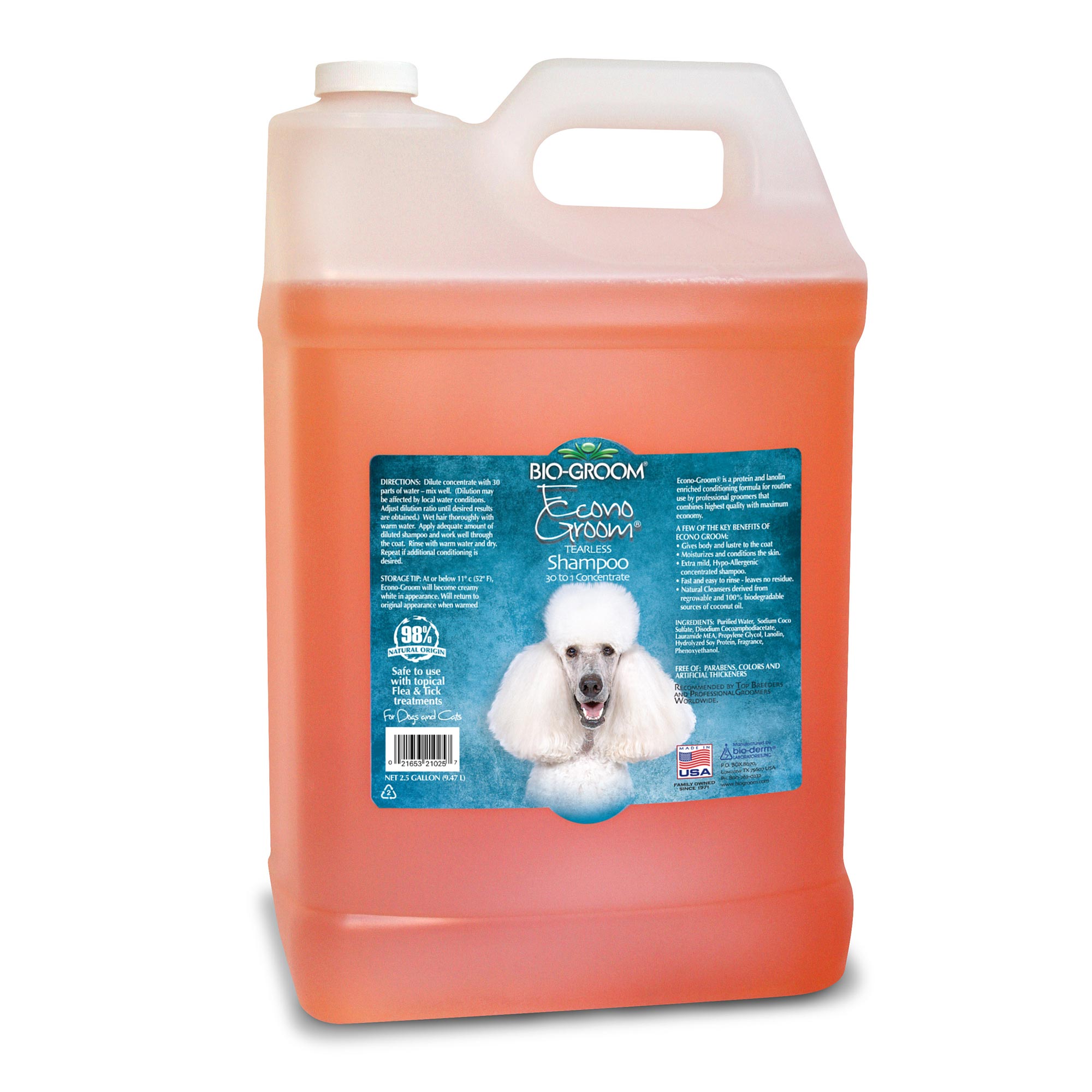 Case Pack - Econo-Groom® Tear-Free Concentrate Dog Shampoo