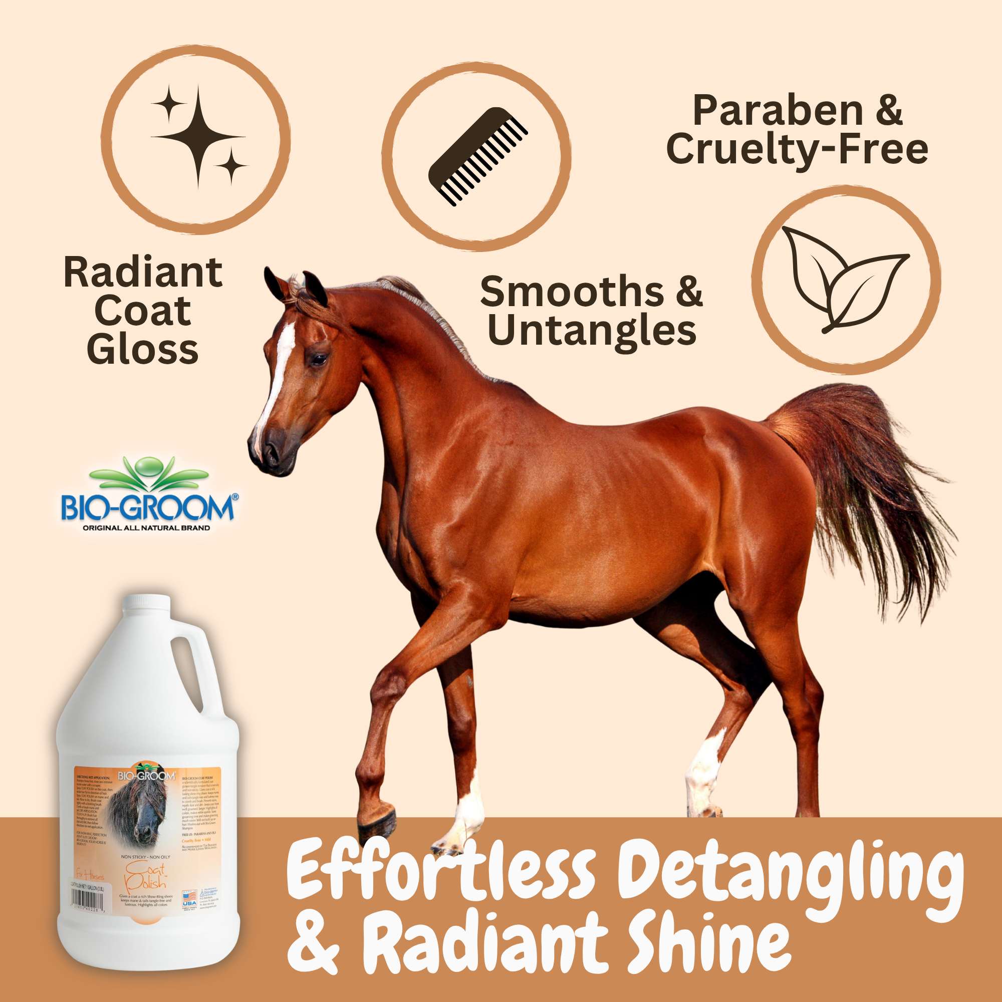 Coat Polish™ Spray-On Sheen for Horses - Image 5